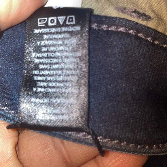 Express denim jeans button Down mini skirt Sz 10 - Picture 11 of 12